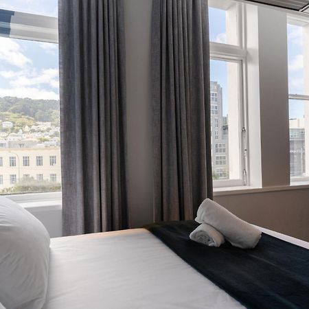 Albergue Haka House Wellington Exterior foto A bedroom at the hotel