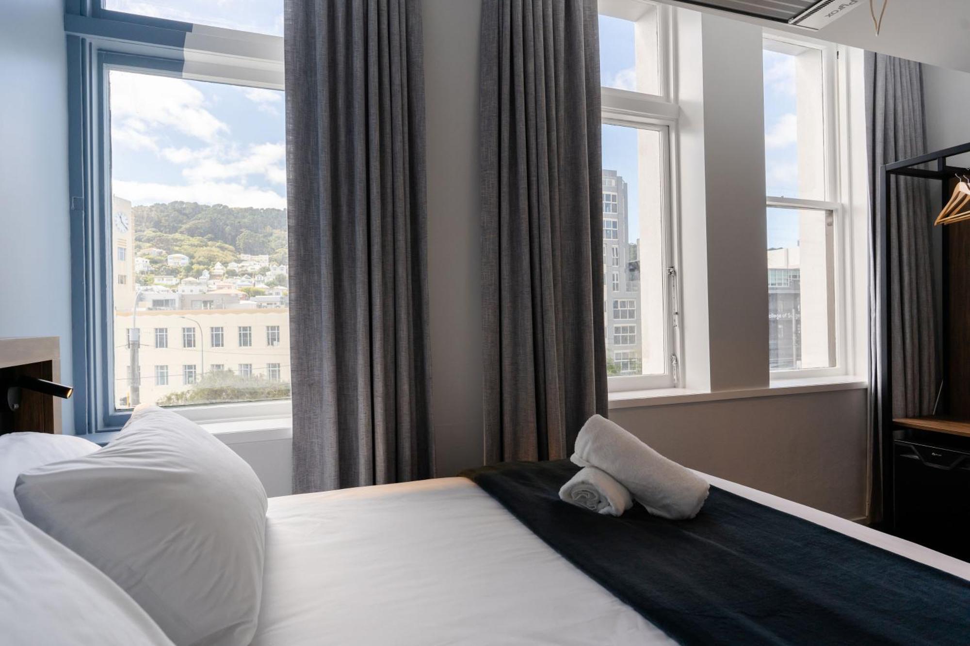 Albergue Haka House Wellington Exterior foto A bedroom at the hotel